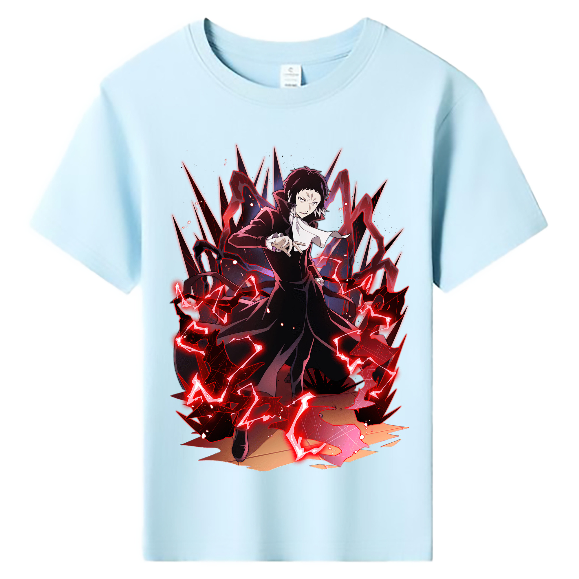 （画像用） 文豪ストレイドッグス Bungo Stray Dogs 綿100％キッズTシャツ（フロントプリント）